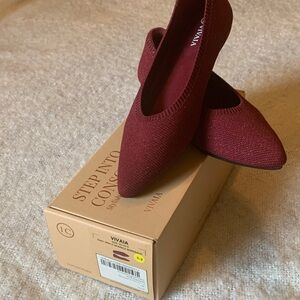 VIVAIA Women's Burgundy Loafers 9.5/40.5